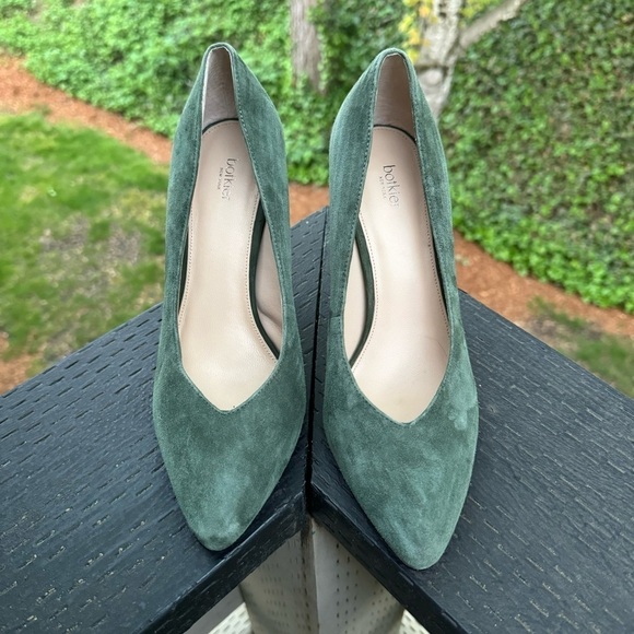 Botkier Women's‎ Green Lina Pointed Toe Suede Pump Heels Size 9.5 - Picture 3 of 8
